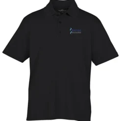 Vansport Omega Solid Mesh Tech Polo - Men's - Embroidered