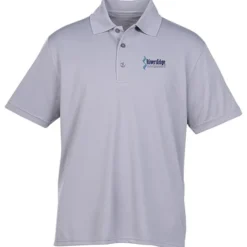 Vansport Omega Solid Mesh Tech Polo - Men's - Embroidered