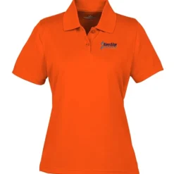 Vansport Omega Solid Mesh Tech Polo - Ladies' - Embroidered