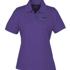 Vansport Omega Solid Mesh Tech Polo - Ladies' - Embroidered