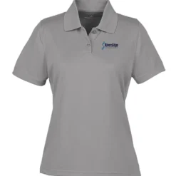 Vansport Omega Solid Mesh Tech Polo - Ladies' - Embroidered
