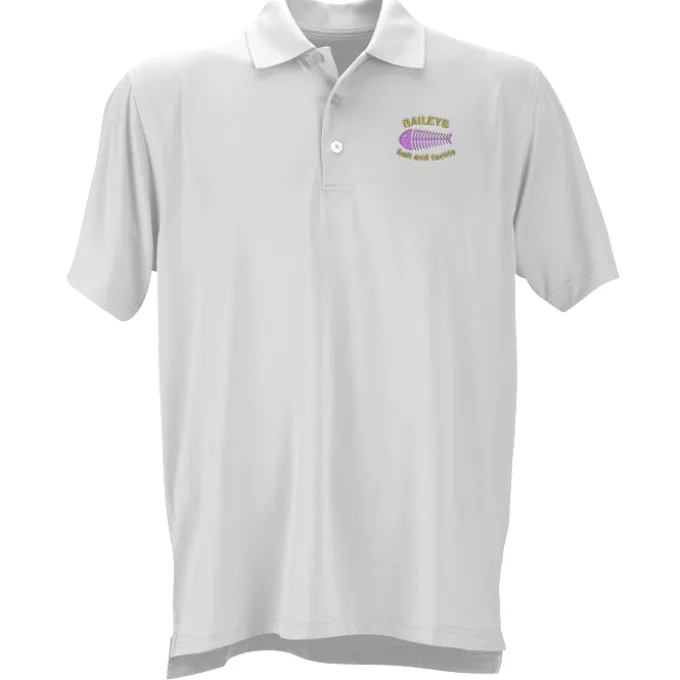 Vansport Omega Solid Mesh Tech Polo - Men's - Embroidered - 24 hr
