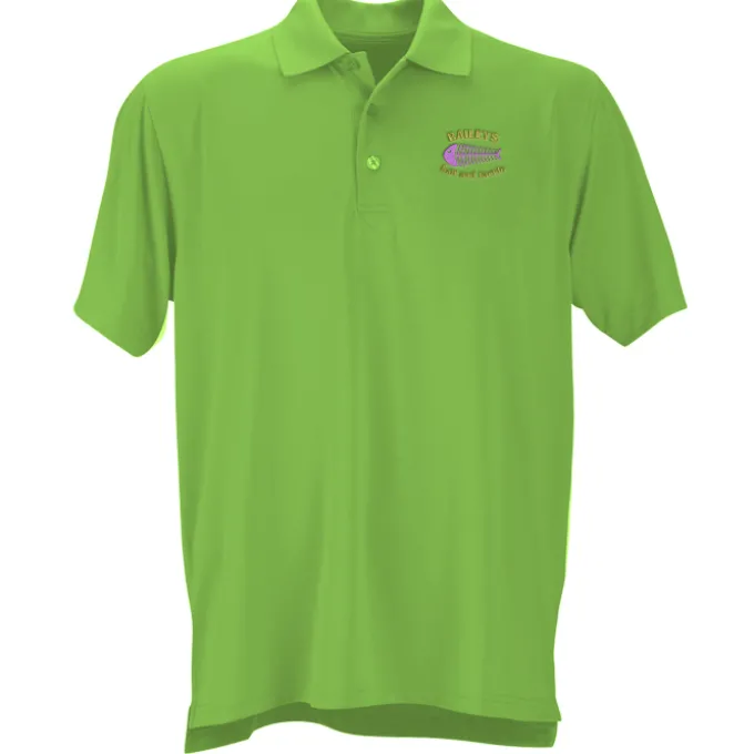 Vansport Omega Solid Mesh Tech Polo - Men's - Embroidered - 24 hr