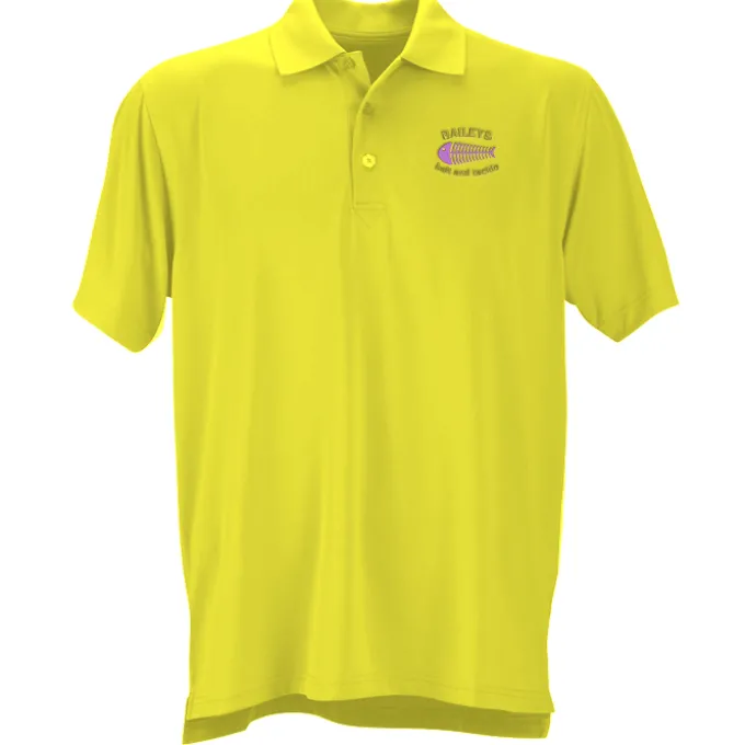 Vansport Omega Solid Mesh Tech Polo - Men's - Embroidered - 24 hr