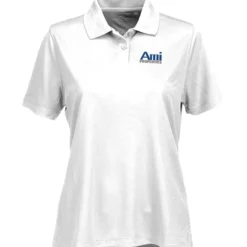 Vansport Omega Solid Mesh Tech Polo - Ladies' - Embroidered - 24 hr
