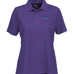 Vansport Omega Solid Mesh Tech Polo - Ladies' - Embroidered - 24 hr