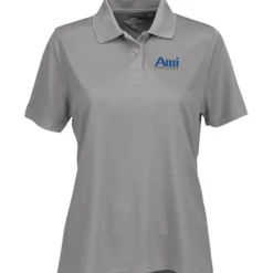 Vansport Omega Solid Mesh Tech Polo - Ladies' - Embroidered - 24 hr