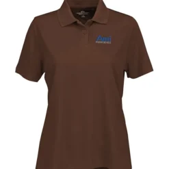 Vansport Omega Solid Mesh Tech Polo - Ladies' - Embroidered - 24 hr