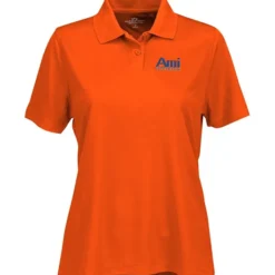 Vansport Omega Solid Mesh Tech Polo - Ladies' - Embroidered - 24 hr