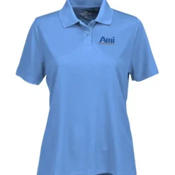 Vansport Omega Solid Mesh Tech Polo - Ladies' - Embroidered - 24 hr