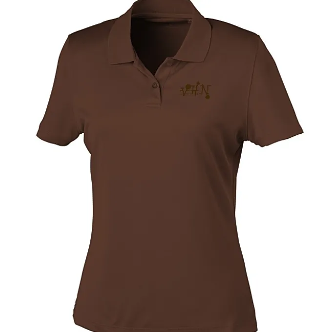 Vansport Omega Solid Mesh Tech Polo - Ladies' - Laser Etched