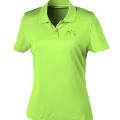 Vansport Omega Solid Mesh Tech Polo - Ladies' - Laser Etched