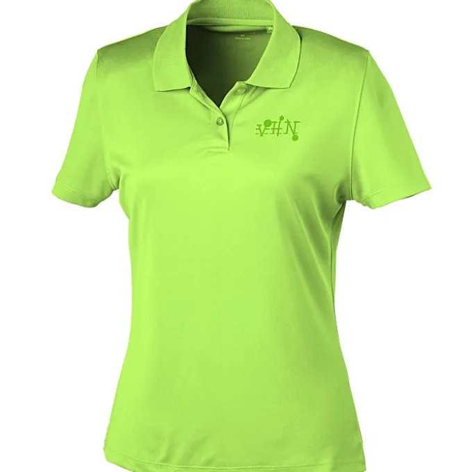 Vansport Omega Solid Mesh Tech Polo - Ladies' - Laser Etched