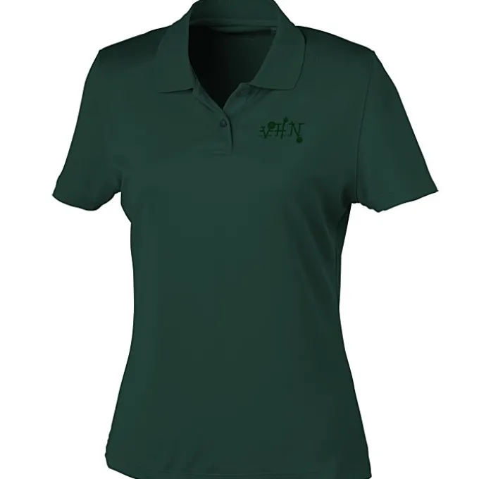 Vansport Omega Solid Mesh Tech Polo - Ladies' - Laser Etched