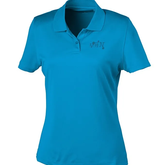 Vansport Omega Solid Mesh Tech Polo - Ladies' - Laser Etched