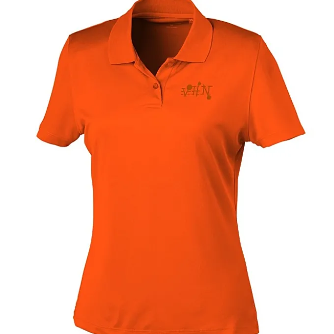 Vansport Omega Solid Mesh Tech Polo - Ladies' - Laser Etched