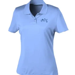 Vansport Omega Solid Mesh Tech Polo - Ladies' - Laser Etched