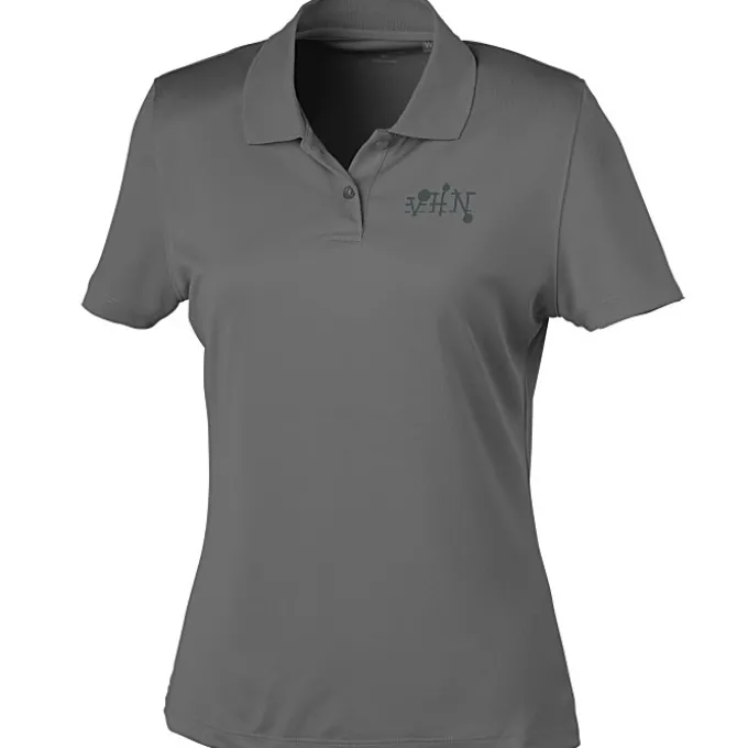 Vansport Omega Solid Mesh Tech Polo - Ladies' - Laser Etched