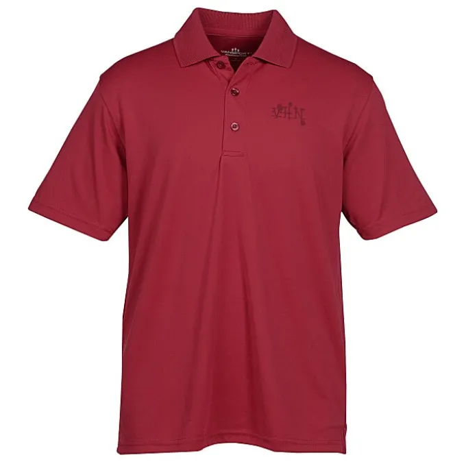 Vansport Omega Solid Mesh Tech Polo - Men's - Laser Etched