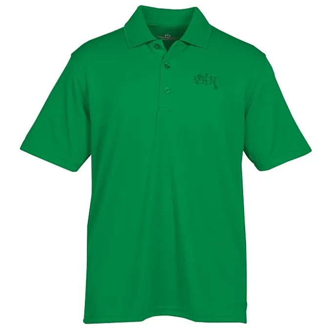 Vansport Omega Solid Mesh Tech Polo - Men's - Laser Etched
