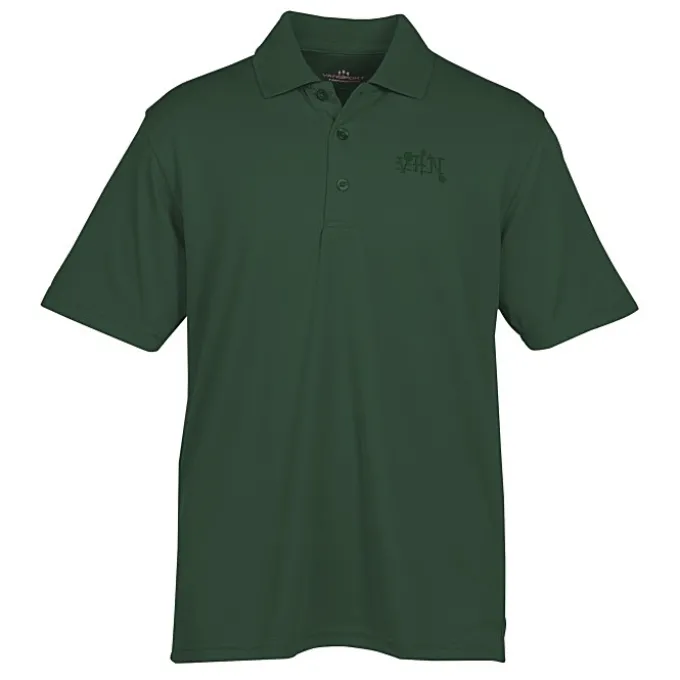 Vansport Omega Solid Mesh Tech Polo - Men's - Laser Etched