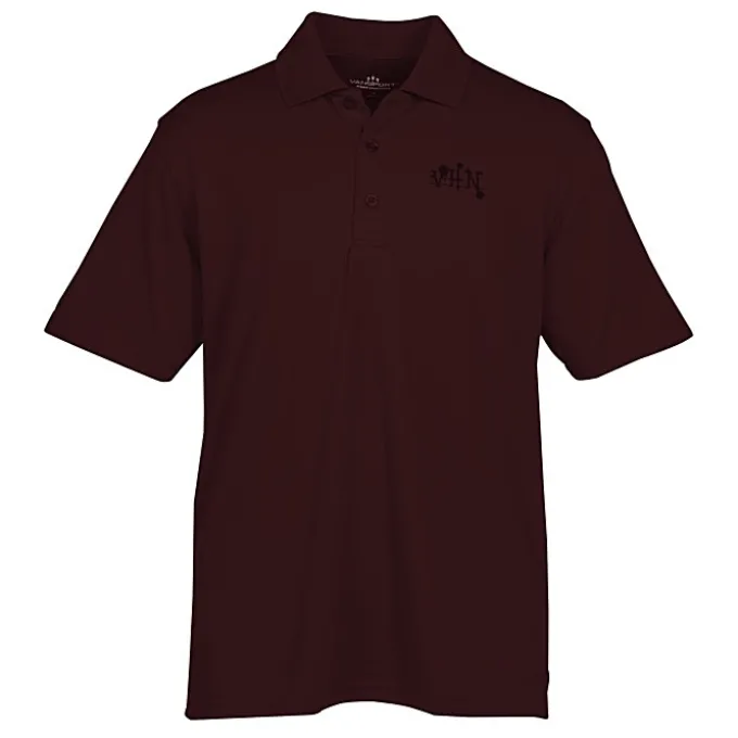 Vansport Omega Solid Mesh Tech Polo - Men's - Laser Etched
