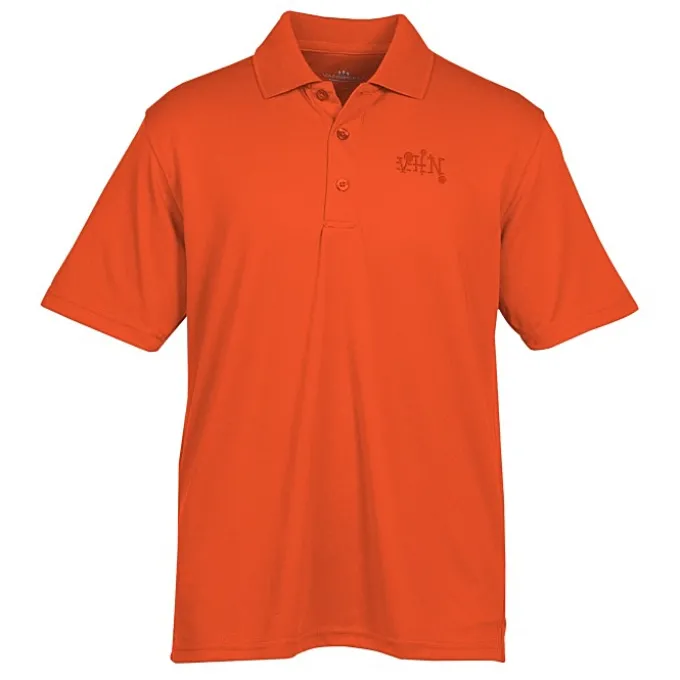 Vansport Omega Solid Mesh Tech Polo - Men's - Laser Etched