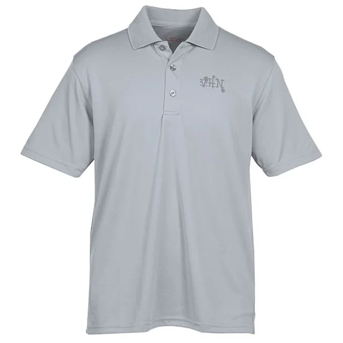 Vansport Omega Solid Mesh Tech Polo - Men's - Laser Etched