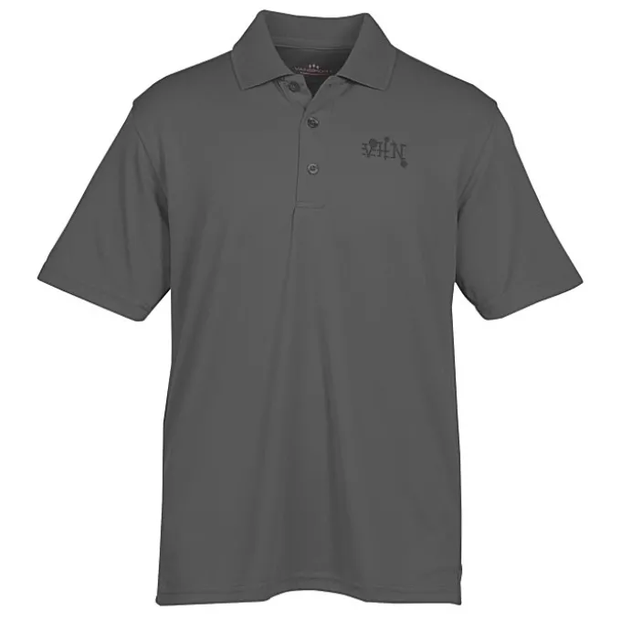 Vansport Omega Solid Mesh Tech Polo - Men's - Laser Etched