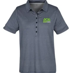 Vansport Pro Eagle Diamond Print Polo - Ladies'