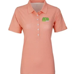 Vansport Pro Eagle Diamond Print Polo - Ladies'