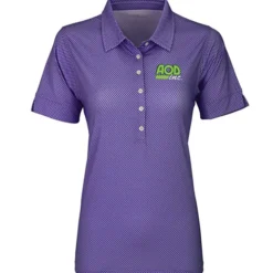 Vansport Pro Eagle Diamond Print Polo - Ladies'