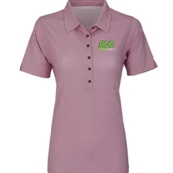 Vansport Pro Eagle Diamond Print Polo - Ladies'