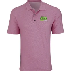 Vansport Pro Eagle Diamond Print Polo - Men's