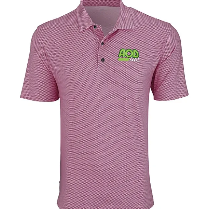 Vansport Pro Eagle Diamond Print Polo - Men's