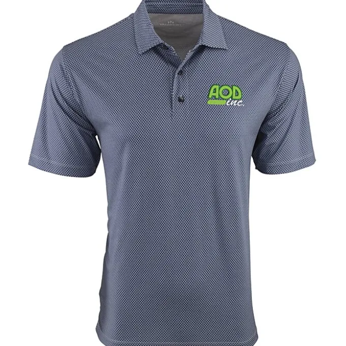 Vansport Pro Eagle Diamond Print Polo - Men's