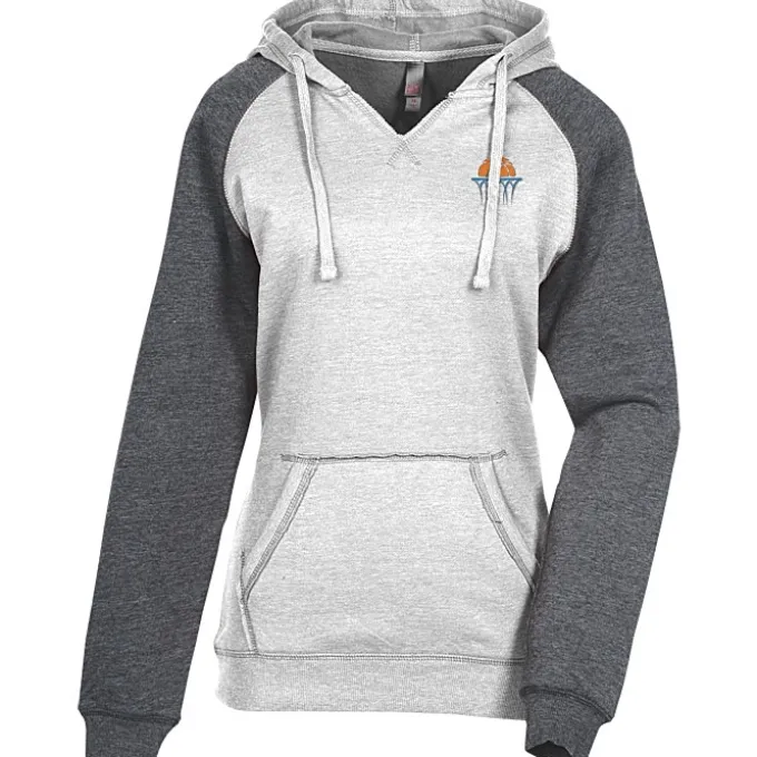 Varsity Fleece Raglan Hoodie - Ladies' - Embroidered