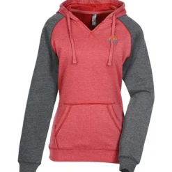 Varsity Fleece Raglan Hoodie - Ladies' - Embroidered