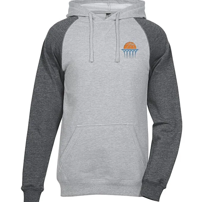 Varsity Fleece Raglan Hoodie - Men's - Embroidered