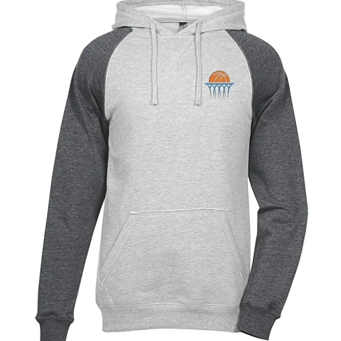 Varsity Fleece Raglan Hoodie - Men's - Embroidered