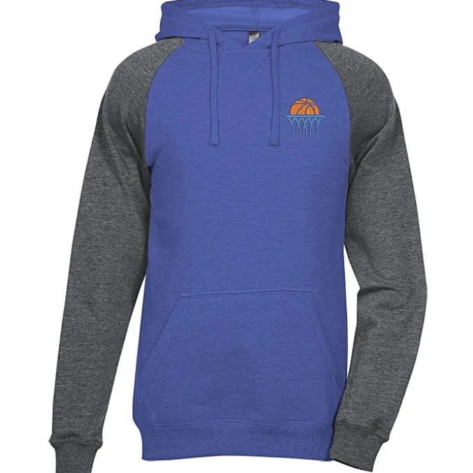 Varsity Fleece Raglan Hoodie - Men's - Embroidered