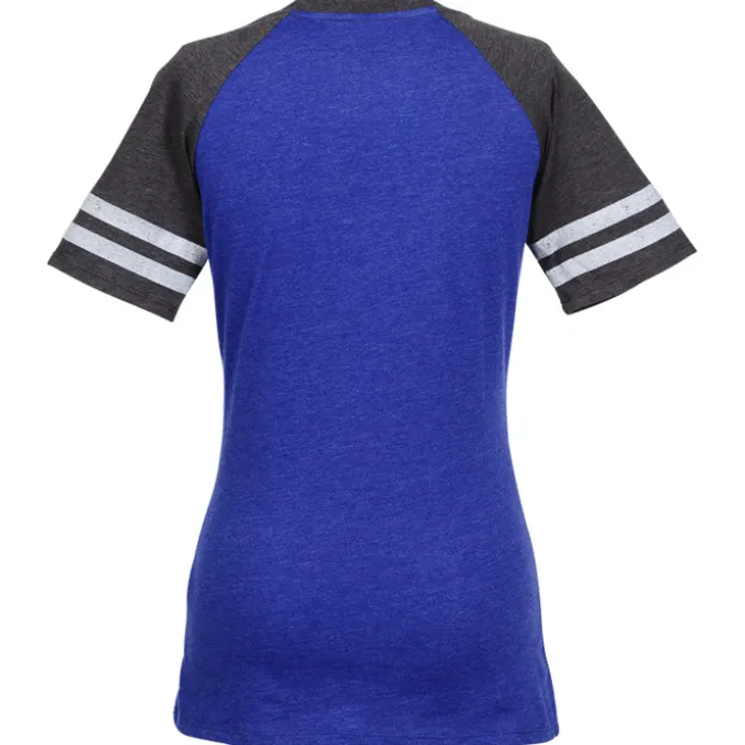 Varsity V-Neck T-Shirt - Ladies'