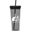 Vast Acrylic Tumbler with Straw - 21 oz