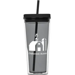 Vast Acrylic Tumbler with Straw - 21 oz