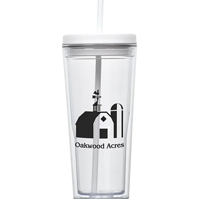 Vast Acrylic Tumbler with Straw - 21 oz - 24 hr