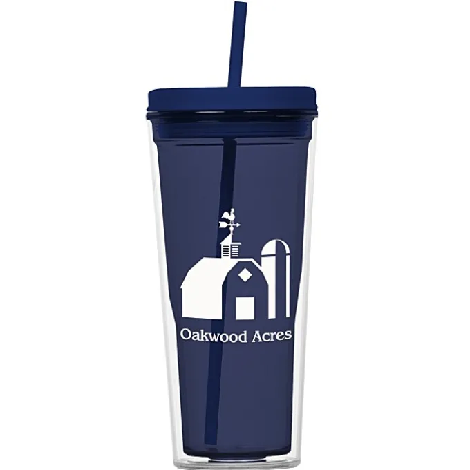 Vast Acrylic Tumbler with Straw - 21 oz - 24 hr