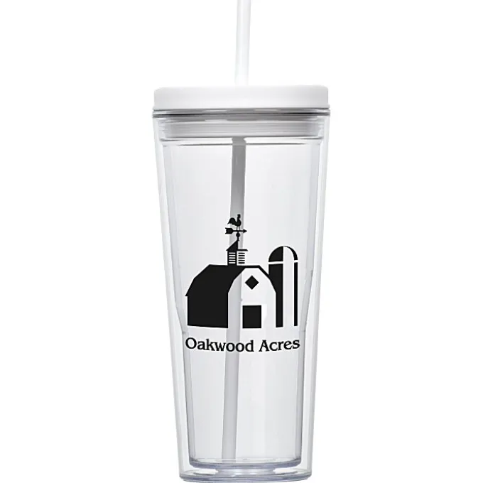 Vast Acrylic Tumbler with Straw - 21 oz - 24 hr