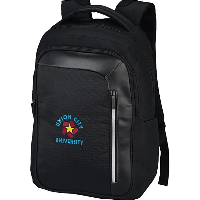 Vault RFID Security Laptop Backpack - Embroidered