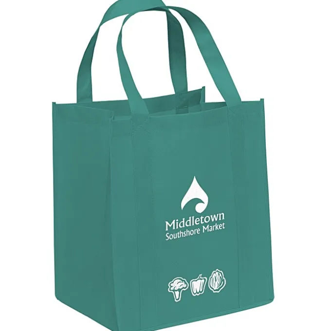 Veggie Print Big Thunder Tote - 15 inches x 13 inches