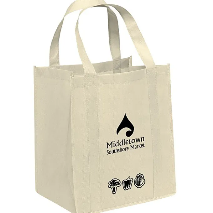 Veggie Print Big Thunder Tote - 15 inches x 13 inches